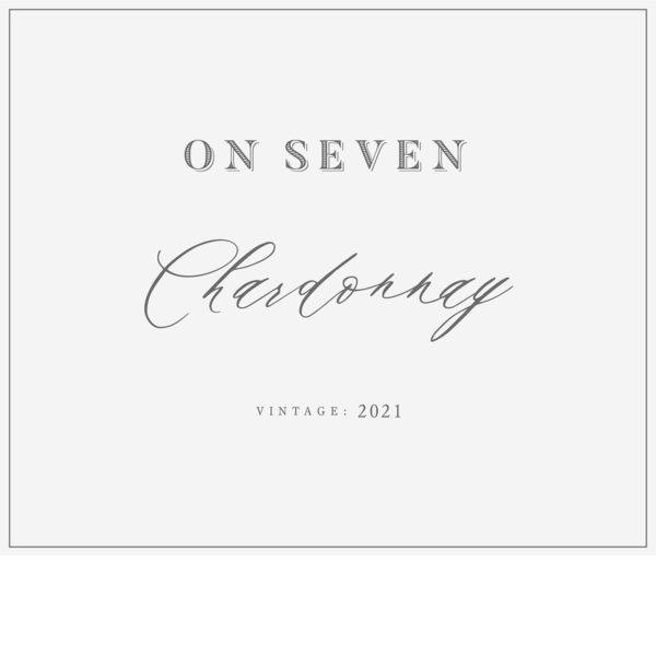 2021 On Seven Chardonnay